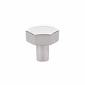 Emtek Mod Hex Cabinet Knob Metal in Gray | 1.13 H x 1.13 W x 1.25 D in | Wayfair 86457US14