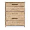 Hooker Furniture Retreat 5 - Drawer 56.25" W Dresser in Brown/Red | 56.25 H x 44 W x 19 D in | Wayfair 6950-90210-80