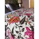 Cotton Indian Kantha Stitch Quilt | Blanket/Throw | King Size | Bright Pink Floral Design