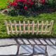 1.2m Picket Fence Lawn Edging - 46cm Height