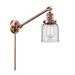 Breakwater Bay Lavallee 1 - Light Dimmable Plug-in Swing Arm Glass/Metal in Brown | 25 H x 8 W x 21 D in | Wayfair 7D3B2D1004E240C891DF5AA917EDF202