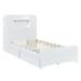 Millwood Pines Atria Platform Bed in White | Wayfair B0DDFFEAC1924F7697E0E32A296965F4