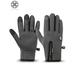 Luxtrada Winter Outdoor Windproof Cycling Glove Waterproof Touchscreen Gloves for Smart Phone Unisex Zipper Winter Thermal Gloves for Skiing Driving Cycling