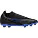 Nike Phantom GX Club DF FG Soccer Cleats (Black/Blue M11.5/W13.0 D)