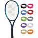 Yonex EZONE 26 Sky Blue Tennis Racquet Strung with White Synthetic Gut Racket String - 26 Inch Junior Tennis Racquet