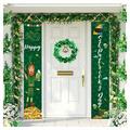 TANGNADE Decoration Patrick s Curtain Banner Porch Sign Day Door Home Irish St. Holiday Home Decor