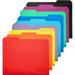 KTRIO 9 Pack Plastic File Folders Colored File Folders Letter Size - 9 Assorted Colors Poly File Folders Heavy Duty Colored File Folders with Erasable 1/3-Cut Tab for Office School Home Organization