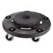 Rubbermaid Commercial Products Brute Trash Can Dolly with Wheels Black Transports 20 32 44 and 55G Brute Containers