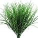 Sinhoon 4 Pcs Artificial Plants Outdoor Flowers Faux Plastic Wheat Grass UV Resistant Greenery Shrubs Bushes Potted Plant for Indoor Outside Planter Home Garden Office Party Decor (16.5 Wheat Grass)