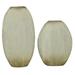 DecMode 12 16 H Gold Metal Vase with Gold Accents Set of 2