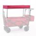 Awning Canopy for Garden Wagon Sun Shade Cover for Trolley Cart Red
