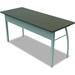 TR742MOC Trento Line Rectangular Desk 59-1/8W X 23-5/8D X 29-1/2H Mocha/Gray