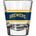 Logo Chair 516-G2S-16 2 oz Major League Baseball Milwaukee Brewers Stripe Shot Glass