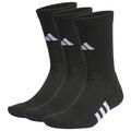 adidas - Performance Cushioned Crew 3-Pack - Sports socks size XL, black