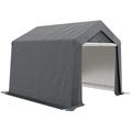 Outsunny 3 x 3(m) Garden Storage Shed Tent, Heavy Duty Outdoor Shed, Waterproof Portable Shed Shelter with Ventilation Window and Large Door, for Bike