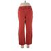 Lands' End Jeans - High Rise: Red Bottoms - Women's Size 12