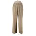 Le Suit Dress Pants - Low Rise Straight Leg Trouser: Gold Bottoms - Women's Size 10