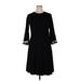 Eliza J Casual Dress - A-Line: Black Dresses - Women's Size 1X