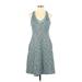 MPG Active Dress - A-Line: Teal Marled Activewear - Women's Size Medium