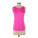 C9 By Champion Active Tank Top: Pink Solid Activewear - Women's Size 5X