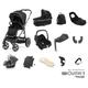 Babystyle Oyster 3 Ultimate 12 Piece Travel System Bundle With Cabriofix - Black Olive