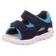 Sandale SUPERFIT "FLOW WMS: mittel" Gr. 21, blau (blau, türkis) Kinder Schuhe
