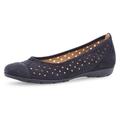 Ballerina GABOR Gr. 38, blau (nachtblau) Damen Schuhe Ballerinas