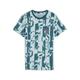 T-Shirt PUMA "PUMA x NEYMAR JR Creativity Jugendliche" Gr. 128, blau (ocean tropic turquoise surf blue) Kinder Shirts T-Shirts