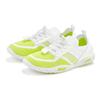 Sneaker LASCANA, Damen, Gr. 44, grün (weiß, lime), Obermaterial: 50% Lederimitat, 50% Textilmaterial. Futter: 100% Textilmaterial. Decksohle: 100% Textilmaterial. Laufsohle: 100% Synthetik, mehrfarbig, casual, Schuhe, Freizeitschuh, Halbschuh...