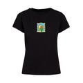 T-Shirt MERCHCODE "Damen Ladies Frida Kahlo - Cactus Box Tee" Gr. XS, schwarz (black) Herren Shirts T-Shirts