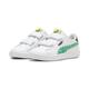 Sneaker PUMA "PUMA Smash 3.0 Hero Sneakers Kinder" Gr. 27.5, grün (white sparkling green lime sheen) Kinder Schuhe Trainingsschuhe