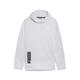 Sweatshirt PUMA "Train All Day PWRFleece Trainings-Sweatshirt mit Kapuze Herren" Gr. L, grau (silver mist gray) Herren Sweatshirts