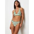 Bikini-Hose MARC O'POLO Gr. S, N-Gr, grün (green, white) Damen Badehosen Ocean Blue