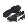 Sneaker PUMA "ST RUNNER V3 NL", Gr. 44,5, schwarz-weiß (puma schwarz, puma weiß), Textil, Synthetik, sportlich, Schuhe