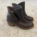 Free People Shoes | Free People Brooks Ankle Boots Booties Brown Leather Women’s Size 36 Spain | Color: Brown | Size: 5.5