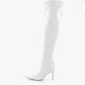 Jessica Simpson Shoes | Jessica Simpson Women's Abrine Over The Knee Boots White Size 10 | Color: White | Size: 10