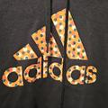 Adidas Tops | Adidas Women's Plus Size Cropped Logo Hoodie Size 1x | Color: Blue/Orange | Size: 1x