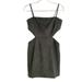 Urban Outfitters Dresses | Lioness Olive Green Faux Suede Cut Out Mini Dress Size S | Color: Green | Size: S
