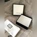 Gucci Accessories | Authentic Empty Gucci Black And Cream Logo Gift Box | Color: Black/Cream | Size: 7 1/2 X 7 1/2 Inches