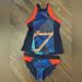 Athleta Swim | Athleta Size M Tankini Top And Bottom: Triathlon, Outdoor, And Swim | Color: Blue/Orange | Size: M
