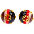 Gucci Jewelry | Gucci Round Earrings With Yellow Crystal | Color: Gold | Size: Os