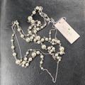 Kate Spade Jewelry | Kate Spade Modern Pearls Wrap Necklace Nwt | Color: Cream/Silver | Size: 58”
