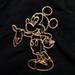 Disney Jewelry | Disney Mickey Mouse Gold Tone Jewelry Brooch Pin | Color: Gold | Size: Description