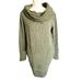Lululemon Athletica Dresses | Lululemon Womens Cowl Neck Corduroy Sweater Dress Long Sleeve Size Xs Green | Color: Green | Size: Xs