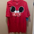 Disney Shirts | Disney Resort "Dad" T Shirt | Color: Red | Size: L