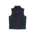 Gap Kids Vest: Blue Solid Jackets & Outerwear - Size Small