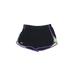Under Armour Athletic Shorts: Purple Color Block Activewear - Women's Size Medium