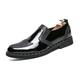 VIPAVA Men's Lace-Ups Men's Formal Shoes, Men's Business Formal Shoes, Wedding Party Patent Leather Oxford Shoes, Men's Loafers (Color : Schwarz, Size : 9)