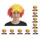10 set Clown Wig Hair Curly Christmas Party Synthetic Hairs Football Fans Wide Application Parties Headwearing Costume Funny Spain
