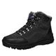 VIPAVA Men's Snow Boots Walking boots Men's outdoor waterproof walking shoes Men's sports shoes Walking shoes Sports hunting boots Size 39~47 (Color : Dark Gray Fur, Size : 7)